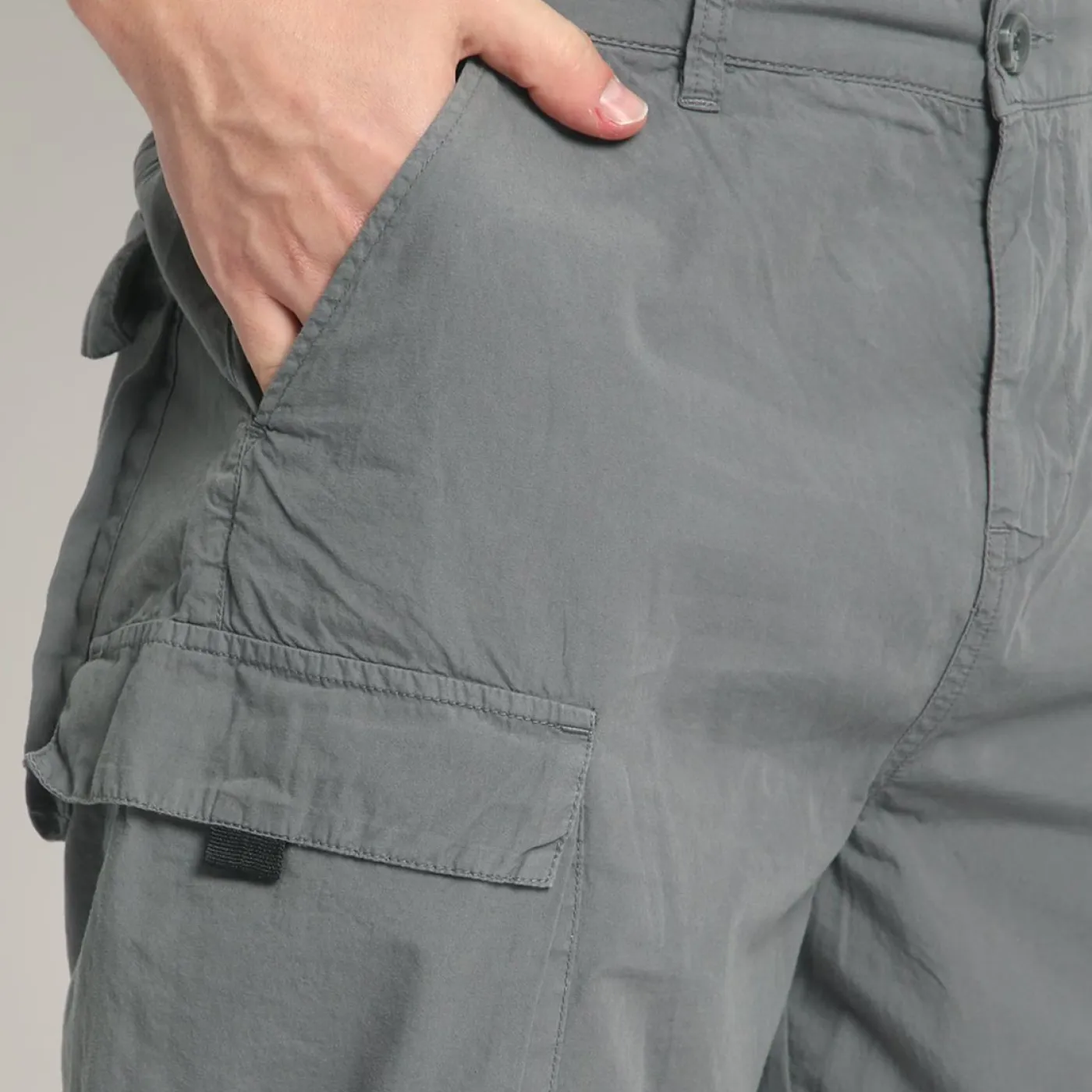 Men Regular Fit Cargo Shorts - 图片 3